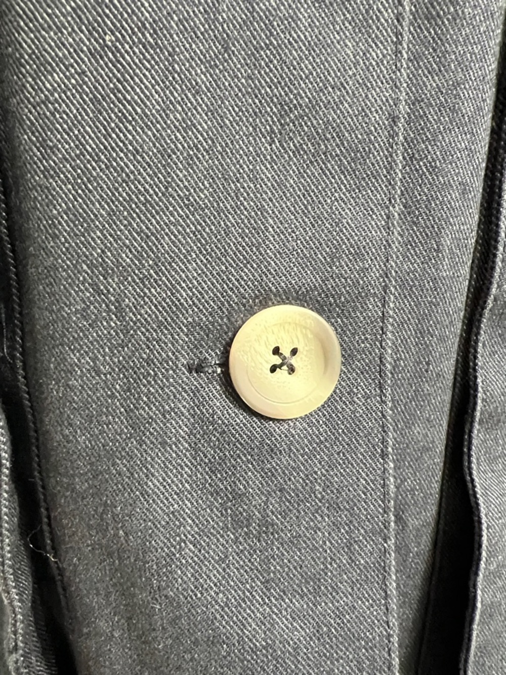 Mododoc Navy Utility Button-Front Jacket - Picture 6 of 11